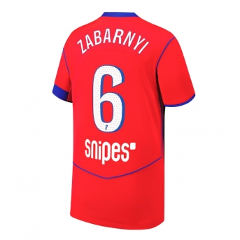Billige Fotballdrakt Paris Saint-Germain Illia Zabarnyi #6 Replika Tredjedrakt 2025-26 Kortermet